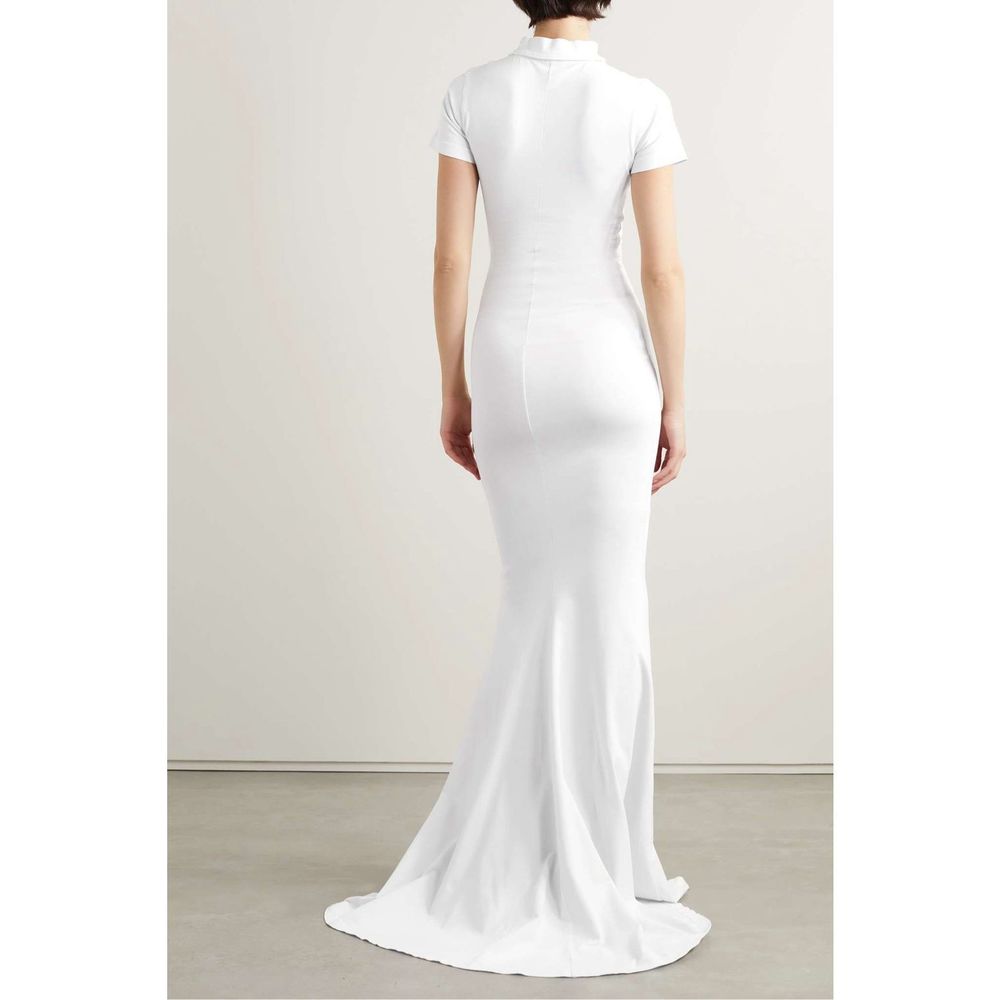 NWT BALENCIAGA Embroidered stretch-cotton jersey maxi dress MEDIUM $1850 - Picture 3 of 11